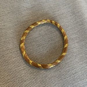 Golden rattan bracelet